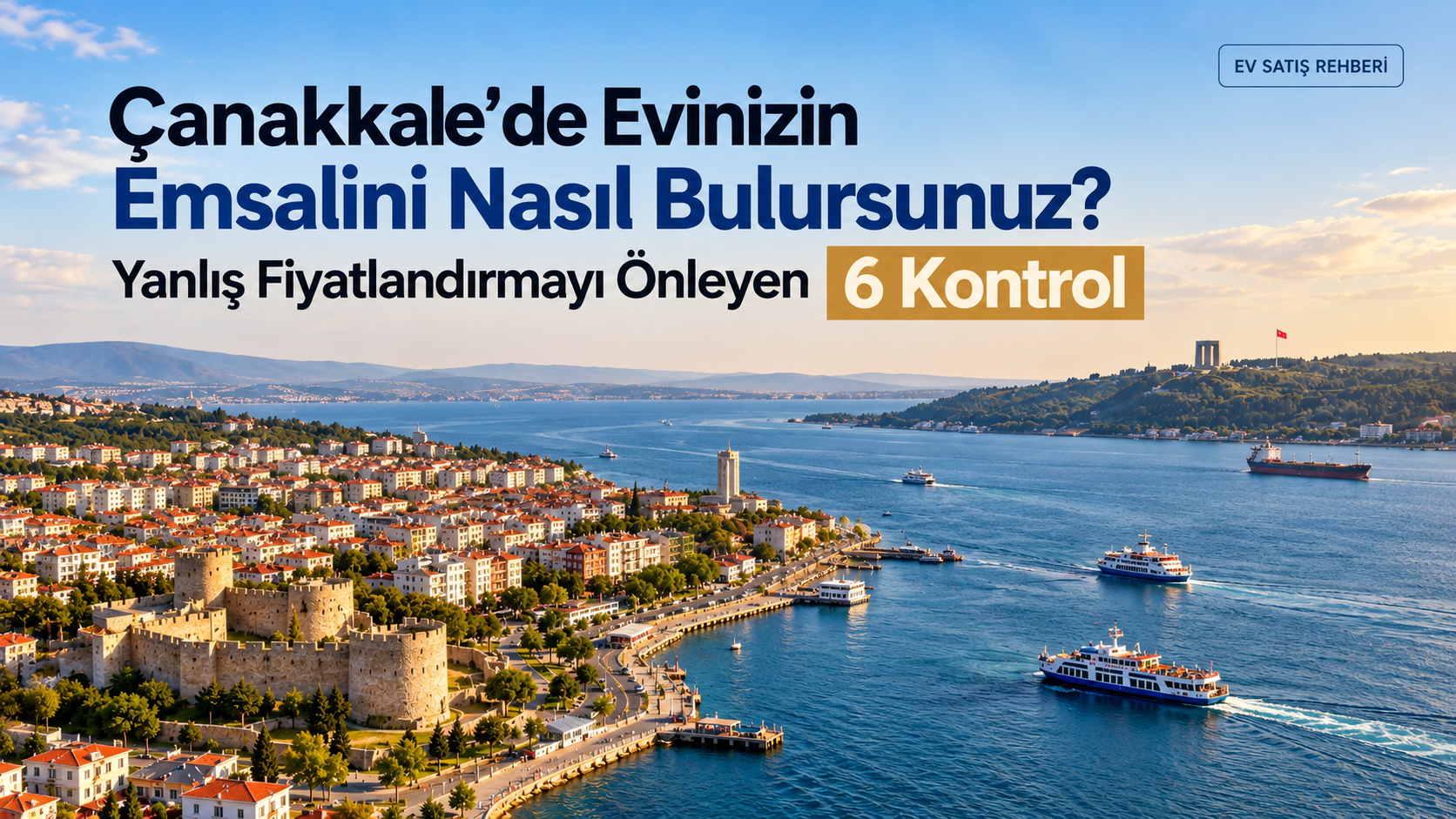 Çanakkale’de Evinizin Emsalini Nasıl Bulursunuz? Yanlış Fiyatlandırmayı Önleyen 6 Kontrol