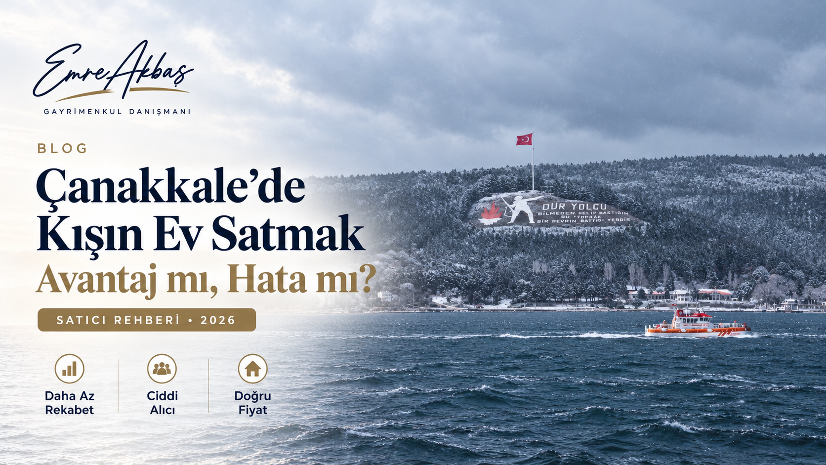 Çanakkale'de Kışın Ev Satmak: Avantaj mı, Hata mı?